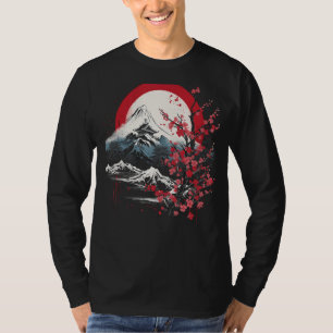 Camiseta Monte Fuji Cherry no Japão Aesth