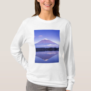 Camiseta Monte Fuji com Nuvem Lenticular, Lago Motosu,