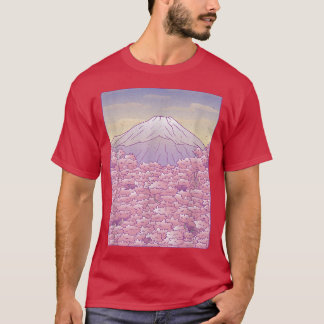 Camiseta Monte Fuji Sakura Cherry Blossoms