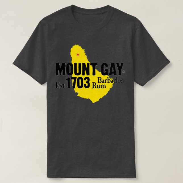 Camiseta Monte Gay Barbados Rum (Frente do Design)