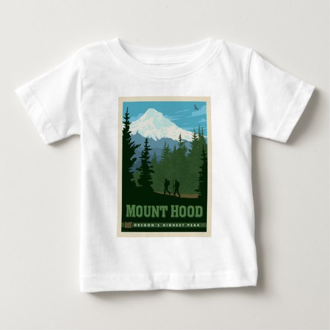 Camiseta Monte Hood | Oregon (Frente)