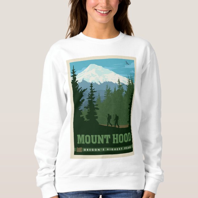 Camiseta Monte Hood | Oregon (Frente)