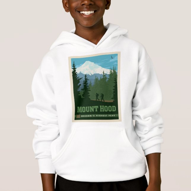 Camiseta Monte Hood | Oregon (Frente)