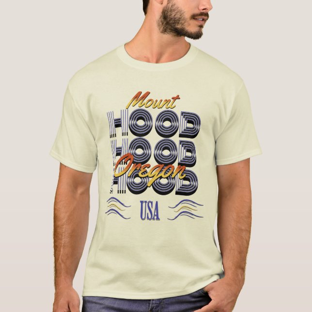 Camiseta Monte Hood, Oregon (Frente)