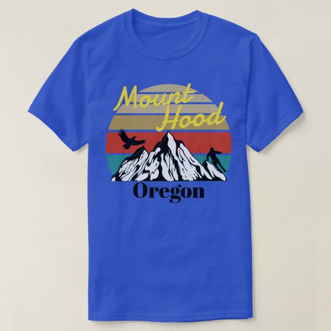 Camiseta Monte Hood ski Oregon (Frente do Design)