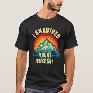 Camiseta Monte Jefferson Subindo Montagem de Hiking