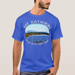 Camiseta Monte Katahdin Maine O Verão Da Maior Montanha