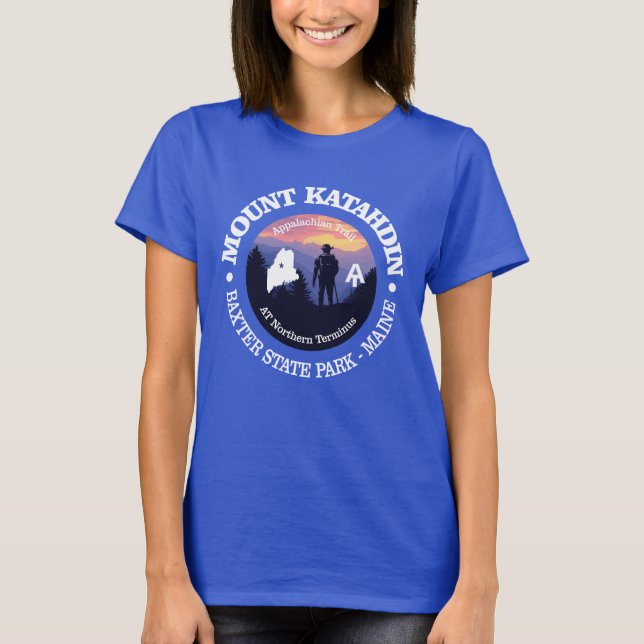 Camiseta Monte Katahdin (rd2) (Frente)