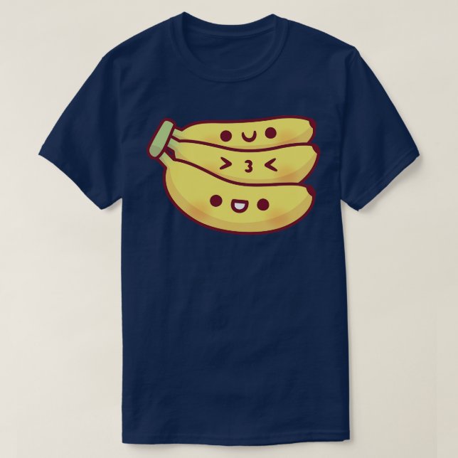 Camiseta Monte Kawaii De Bananas (Frente do Design)