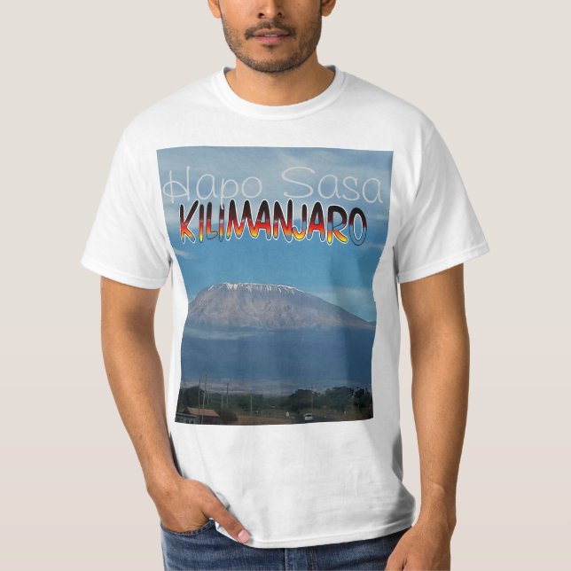 Camiseta Monte Kilimanjaro, escalável popular legal (Frente)