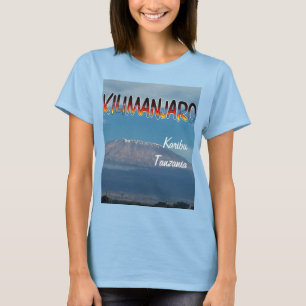 Camiseta Monte Kilimanjaro, escalável popular legal