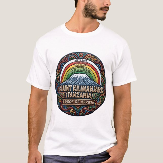 CAMISETA MONTE KILIMANJARO TANZÂNIA (Frente)