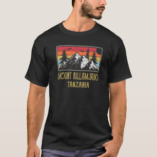 Camiseta Monte Kilimanjaro Tanzânia Voltagem Subindo