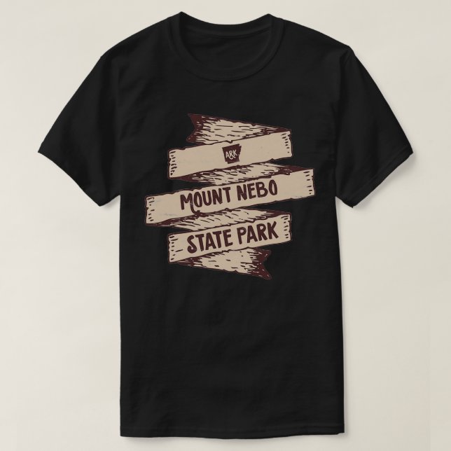 Camiseta Monte Nebo State Park Arkansas State Park AR Wildl (Frente do Design)
