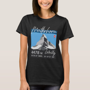 Camiseta Monte Problemhorn Suíça Caminhada Escalada Caminha