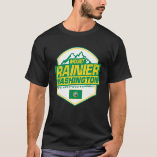 Camiseta Monte Rainier Hiking Ciclismo Camping Washington