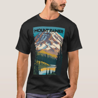 Camiseta Monte Rainier National Park Viagem tradicional PS