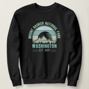 Camiseta Monte Rainier National Park Washington EUA Retro