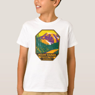 Camiseta Monte Rainier National Park Washington Retro