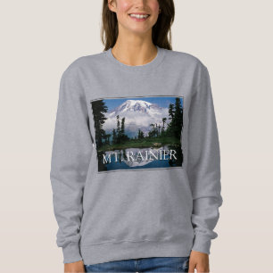 Camiseta Monte Rainier Reflexão num troço de montanha