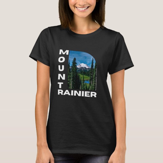 Camiseta Monte Rainier Souvenir Mt. Rainier (Frente)