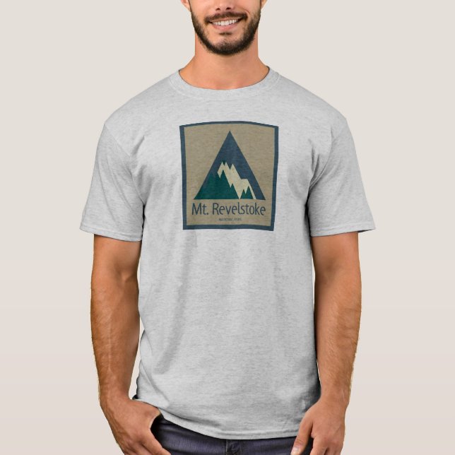Camiseta Monte Revelstoke Parque Nacional Russo (Frente)
