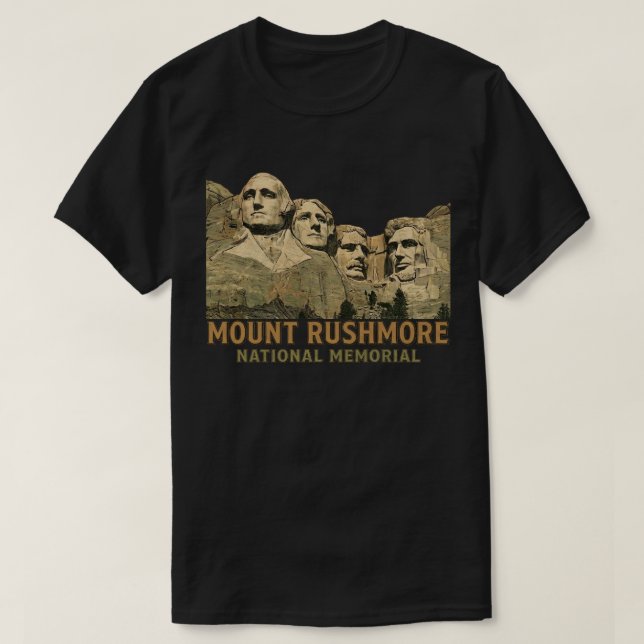 Camiseta Monte Rushmore (Frente do Design)