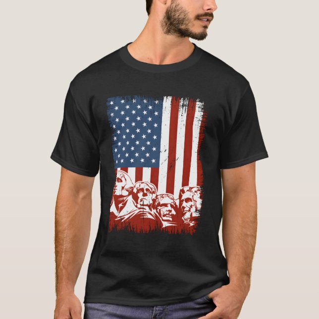 Camiseta Monte Rushmore Mt Rushmore (Frente)