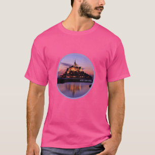 Camiseta Monte Saint Michel Catedral da Normandia França T