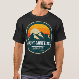 Camiseta Monte Santo Elias Alaska National Park Camping e
