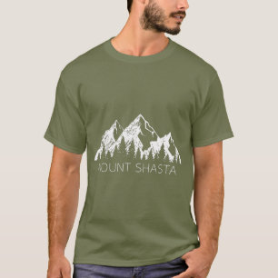 Camiseta Monte ShastaCool Mt Shasta para Homens Mulheres