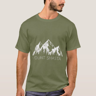 Camiseta Monte ShastaCool Mt Shasta para Homens Mulheres