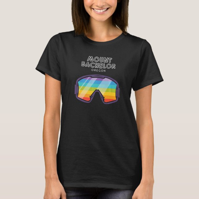 Camiseta Monte Solteiro Oregon - Esquema do Orgulho LGBTQ P (Frente)
