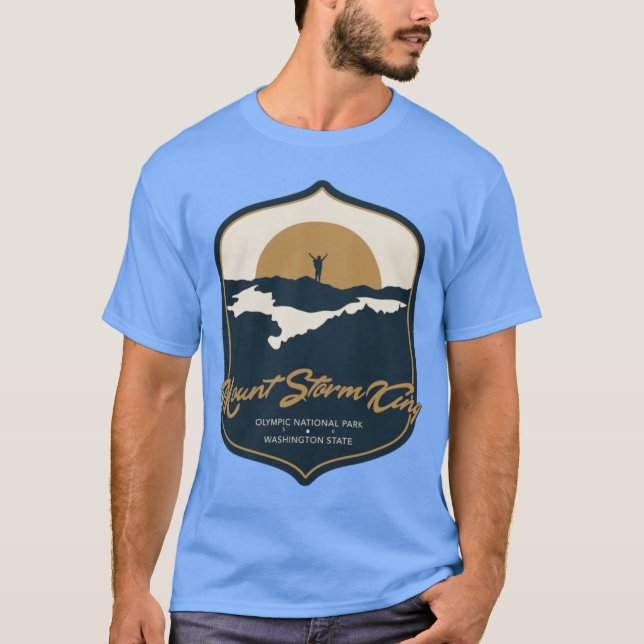 Camiseta Monte Storm King Parque Nacional Olímpico (Frente)