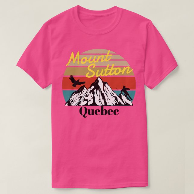 Camiseta Monte Sutton ski Quebec 1 (Frente do Design)