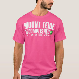 Camiseta Monte Teide Completou O Ciclismo Vuelta A Espaa Te