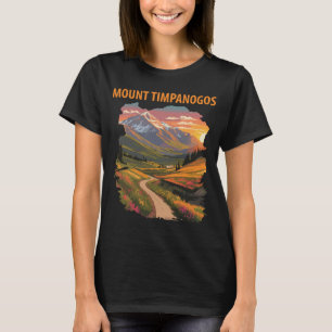 Camiseta Monte Timpanogos Viagem Retro Utah Montanha