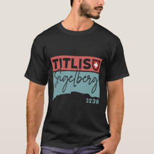 Camiseta Monte Titlis Engelberg Suíça Caminhada Hiking Esqu