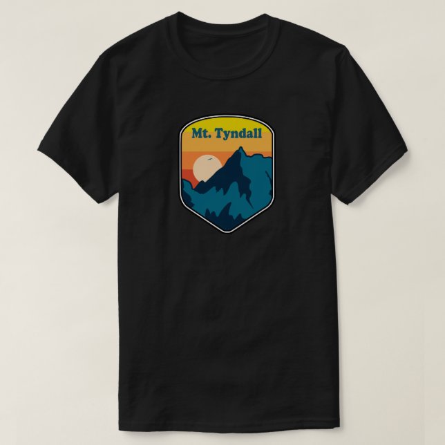 Camiseta Monte Tyndall California Sunrise (Frente do Design)