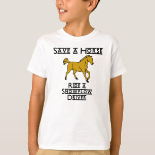 Camiseta monte um motorista do snowplow