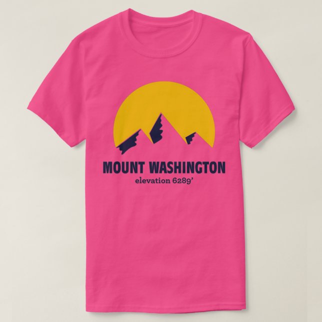 Camiseta Monte Washington (Frente do Design)