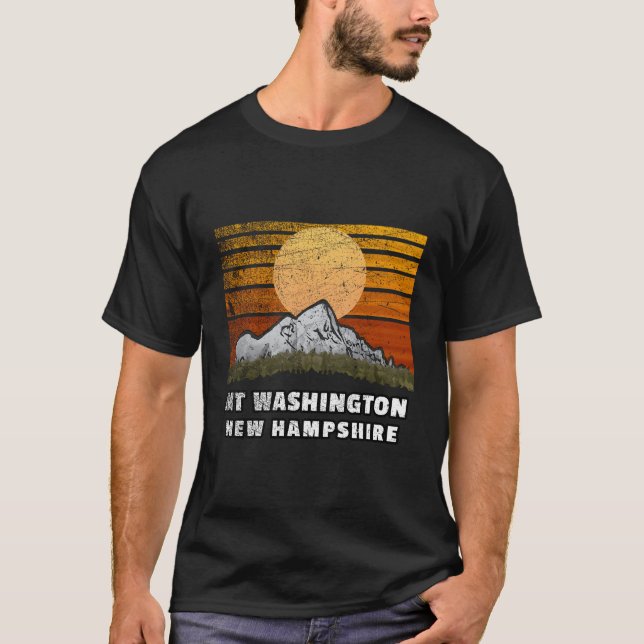 Camiseta Monte Washington New Hampshire Mountain Scenery (Frente)