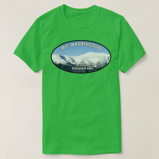 Camiseta Monte Washington NH (Frente do Design)
