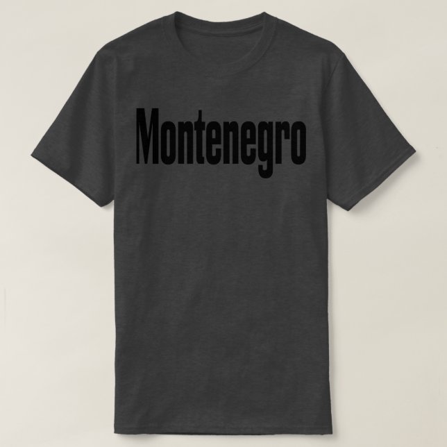 Camiseta Montenegro (Frente do Design)