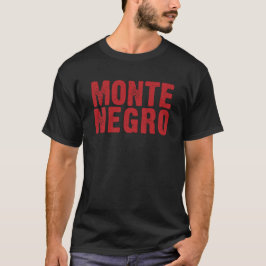 Camiseta Montenegro Balkan country design