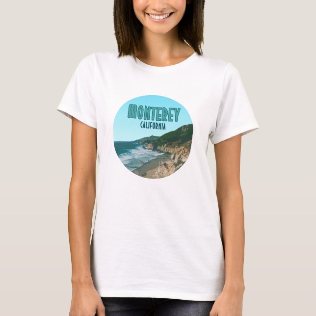 Camiseta Monterey California Pacific Coast Highway (Frente)