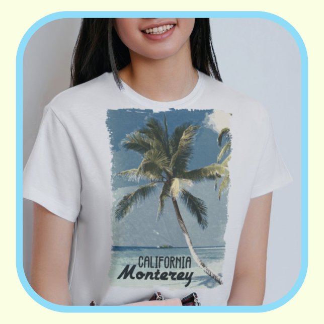Camiseta Monterey California Vintage Vacage Viagem Design (Criador carregado)