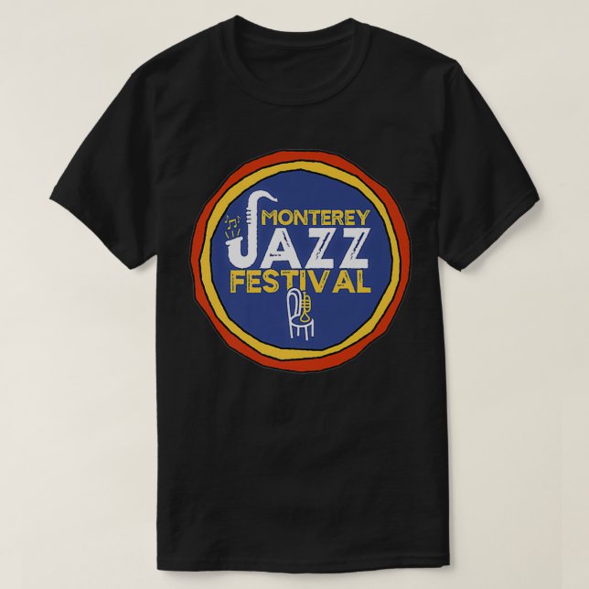 Camiseta Monterey Jazz Festival Circle Premium (Frente do Design)