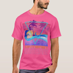 Camiseta Monterey Retro 80s Vaporwave Beach Vacation