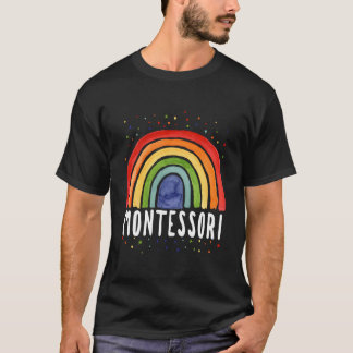 Camiseta Montessori Rainbow For Montessori Teachers